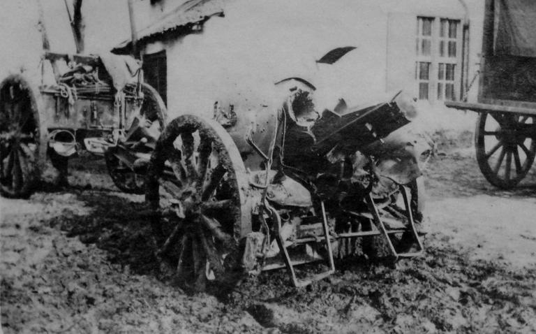 10,5-cm-Kanone vom Typ Krupp in Gebrauch bei der belgischen Armee 10,5-cm-Kanone vom Typ Krupp in Gebrauch bei der belgischen Armee